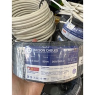 STRINGED CABLE 2x0.5mm NYMHY-1 2x0.5mm BLACK WILSON 50m