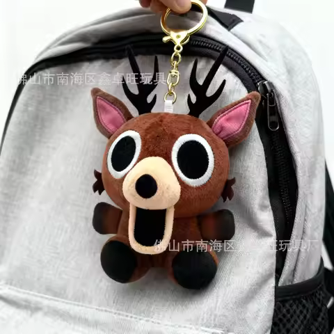 99 Nights in The Forest Deer Plush Toys Movie Stuffed Animals Deer Plush Keychain for Fans Children