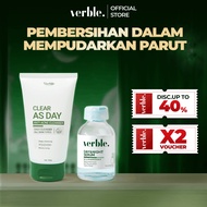 [RAMADAN SALE]Verble Deeply Cleanses the Skin Combo Verble Serum Pitted Scar + Verble Tea Tree Facia