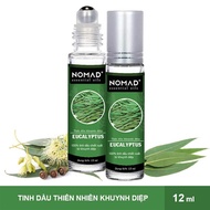 Chai Bi Lăn Tinh Dầu Thiên Nhiên Khuynh Diệp Nomad Eucalyptus Essential Oils Roll On 12ml