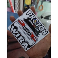 sticker kereta proton wira performance (4.0inci)