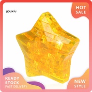 YX DIY 3D Crystal Puzzle Star Assembly Model Desk Decor Brain Teaser Children Toy