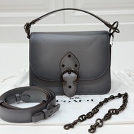 《仙闆名牌精品》Coach Beat 灰 馬鞍包 手提包 肩背包 斜背包 側背包
