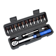 1/4" 2-24Nm Torque Spanner Adjustable Torque Wrench Bicycle Repair Tool Kit Set Tool Bike Repair Spa