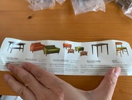 Kelelephant KARIMOKU 60 MINIATURE FURNITURE 絨面梳化 方形桌 盲盒扭蛋