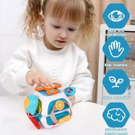 Multifunctional Baby Activity Cube Educational Sensory Toy for Infants with Interactive Features