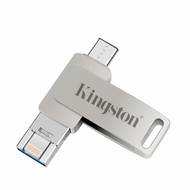 Kingston PenDrive 512GB 1TB 2TB หน่วยความจำLightning/TYPE-C USBอุปกรณ์สำหรับIPhone15/14/13/12/11/XS/8/7/6 Android