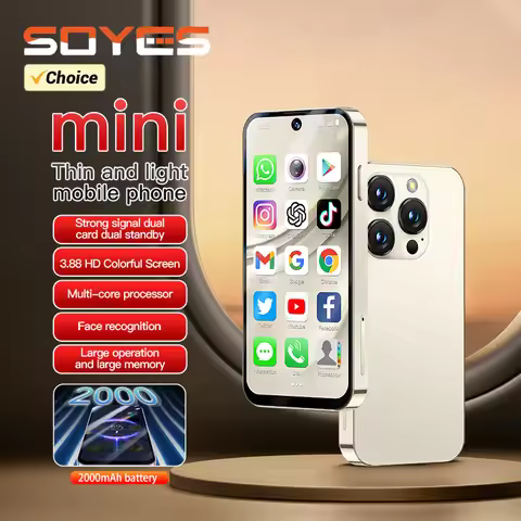 SOYES XS19 Pro 4GB RAM 64GB ROM 8-Core Android 12.0 Mini Smartphone 2000mAh Face Unlock 4G LTE Type-