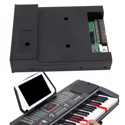 U100K USB 3.5" 1.44MB 34pin Floppy Disk Drive With CD Driver For YAMAHA KORG ROLAND Musical Electron