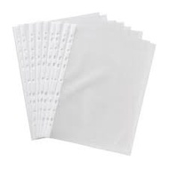 A3 Size Sheet Protector - 11 Holes Punched - 0.06mm Clear PP - 10 pcs