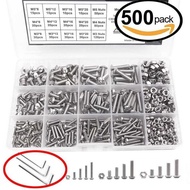 500pcs Hex Countersunk Bolt Socket Nut and Nut Set ss304 M3/M4/M5 - 500pcs