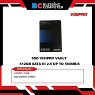 SSD VISIPRO VAULT 512GB SATA III 2.5 UP TO 560MB/S