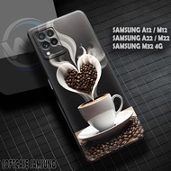 (W03) Softcase COFFEE SAMSUNG A12 | M12 | A22 | M22 | M32 4G | Cool Cute Case Samsung A12 A22 M12 M2