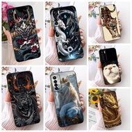 Cool Cover For Tecno Camon 17 Pro Case CG8 CG8h Dragon Lion Tiger Cartoon Soft Silicone Black Casing