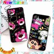 Oppo RENO 3 / 3 PRO Case With Square Border Loso Strawberry Bear, shin, cute cute cute Panda