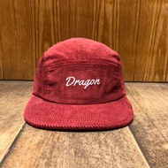 Original Dragon Hat 5 Panel Brancos men Red