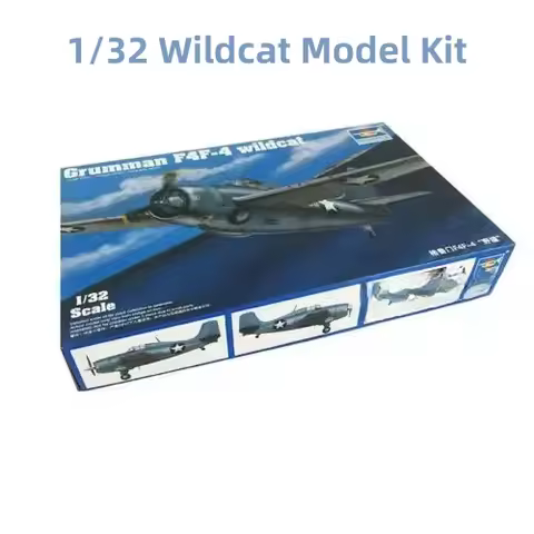 Trumpeter 02223 1/32 Grumman F4F-4 Wildcat Fighter Airplane Aircraft Model Kits TH05361-SMT2