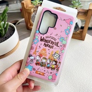 Cartoon Snoopy Double Layers Strong Shockproof Phone Case for Samsung S25 Ultra S24 Ultra S24FE A56 