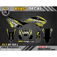 Decal KLX BF KLX OLD KLX S DECAL KX CUSTOME DECAL KLX BF 150L 15