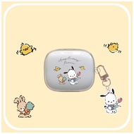 【Fashion】Soft TPU Transparent Earphone Case Compatible for Anker Soundcore C40i with Hook