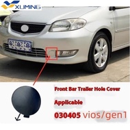 Applicable to Toyota 2002, 2003, 2004, 2005 old Vios gen1 front bumper trailer cover, bumper towing 