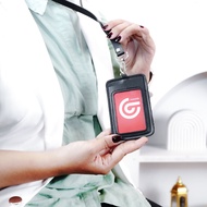 ID card holder Name TAG ID card holder 3 card slots Leather ID card holder Lanyard Card Holder