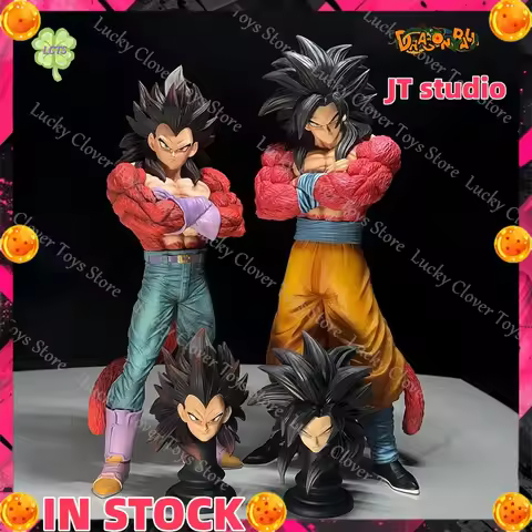 【IN STOCK】JT studio SSJ4 Goku Dragon Ball Anime Figures Vegeta Super Saiyan 4 Figurine PVC Statue Co