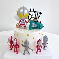 ULTRAMAN DINO CAKE TOPPER ULTRAMAN THEME CAKE TOPPER SUPRISE CUTE BIG HEAD ULTRAMAN CAKE DECORATIONS