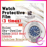 Protection Films for Rolex Sky-Dweller 42mm 336934 (Jubilee Bracelet) (2023 New) 3 sheets / Scratch 