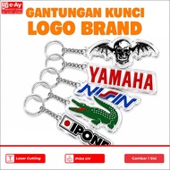 GANTUNGAN High Quality Brand Logo Acrylic Keychain - Eay Advertising