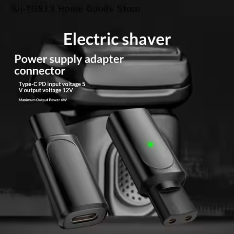 [TG813]1Pcs Charging Converter 12V Type-C Shaver Charger Adapter Fit For Braun Series 3 5 7 9 6 1 XT