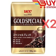 UCC GOLD SPECIAL濃醇綜合烤咖啡豆(黑) 250gX2  (平行進口) 149030 J7-8