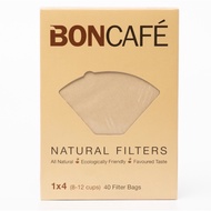 BonCafe 40pcs Coffee Filter Bags (1x4 / 8-12cups)