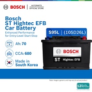 [DELIVERY ONLY] Bosch ST Hightec EFB S95L 105D26L Car Battery Upgrade Toyota Serena CX8