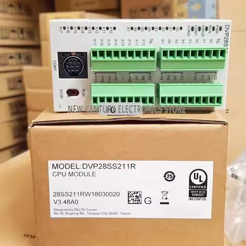 Free shipping DVP28SS211R DVP28SS211T DVP28SA211R DVP28SA211T DVP28SV11T New Original PLC module SLI