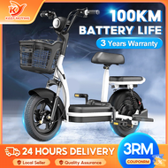 Electric Bicycle for Adult Basikal Elektrik 2 Seat Max Weight 200kg 48V Motor Electric Scooter With 