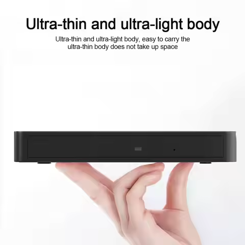 Portable CD DVD Burner Compatible with Win OS CD/DVD Player USB3.0 Type-C CD Burner Writer TF Micro 