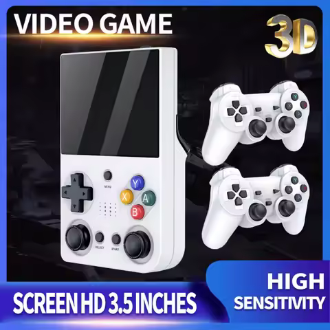 M21 Handheld Console 3.5 inch Open Source TV video game display Built-in 20000 games Portable Retro