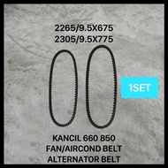 PERODUA KANCIL 660 850 FAN AIRCOND BELT ALTERNATOR BELT 2265 2305 BELTING