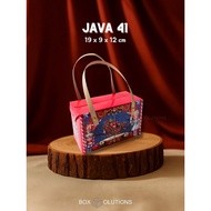 Java box 41 x-mas christmas hampers jar box - 19x9x12 cm