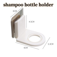 【SG SELLER】4pcsWall Mounted Self-Adhesive Holder Shampoo Holder Liquid Soap Shower Hook Bathroom Toilet Dispenser Holder