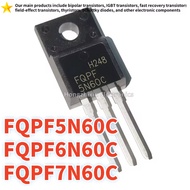 1-5PCS FQPF5N60C, 5N60C, FQPF6N60C, 6N60C, FQPF7N60C, 7N60C, TO-220F, MOSFET, brand new high-quality