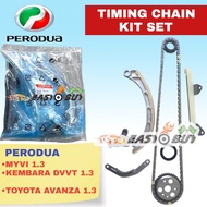 100% ORIGINAL PERODUA TIMING CHAIN KIT SET - PERODUA MYVI 1.3 ALZA 1.3 KEMBARA DVVT 1.3 / TOYOTA AVANZA 1.3 13506-97401