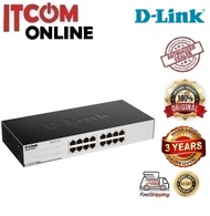 D-LINK 16-PORT GIGABIT METAL SWITCH (DGS-1016C)