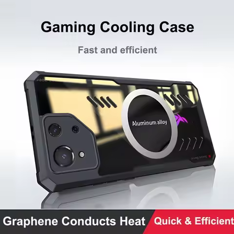 Magnetic Case For ASUS ROG 9 Pro Wireless Charging Back Cover Case For ROG 8 6 Pro 6D 7 Ultimate She