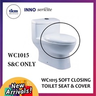 INNO SERICITE HEAVY DUTY V SHAPE SOFT CLOSE CLOSING TOILET SEAT AND COVER FOR WC1015