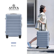 กระเป๋าเดินทาง AVIVA คุณภาพสูง ขนาด วัสดุ PC 20/24/28 นิ้ว กระเป๋าเดินทาง ทนทาน มาพร้อมล้อเลื่อนเงีย