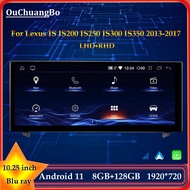 Ouchuangbo Android 11 Car Radio GPS Stereo For Lexus IS IS200 IS250 IS300 IS350 2013-2017 Support LH