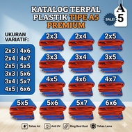 Tarpaulin type A5 size 2x3 2x5 3x3 3x4 4x4 4x5 4x6 4x7 5x5 5x6 5x7 5x8 6x6 meters