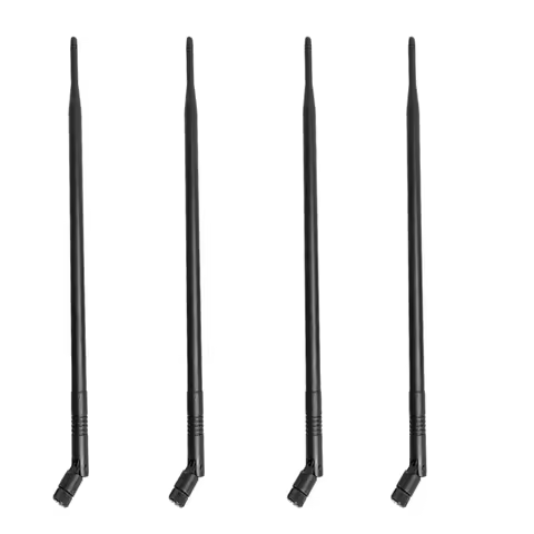 B27B 4PCS 9Dbi RP-SMA Dual Band 2.4Ghz 5Ghz High Gain Wifi Router Wireless Tilt Antenna